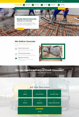 S Morris Concrete website